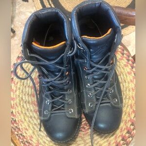 Timberland black Pro Alloy toe Lace-Up Boots oil & slip resistant- Men’s 9.mint!